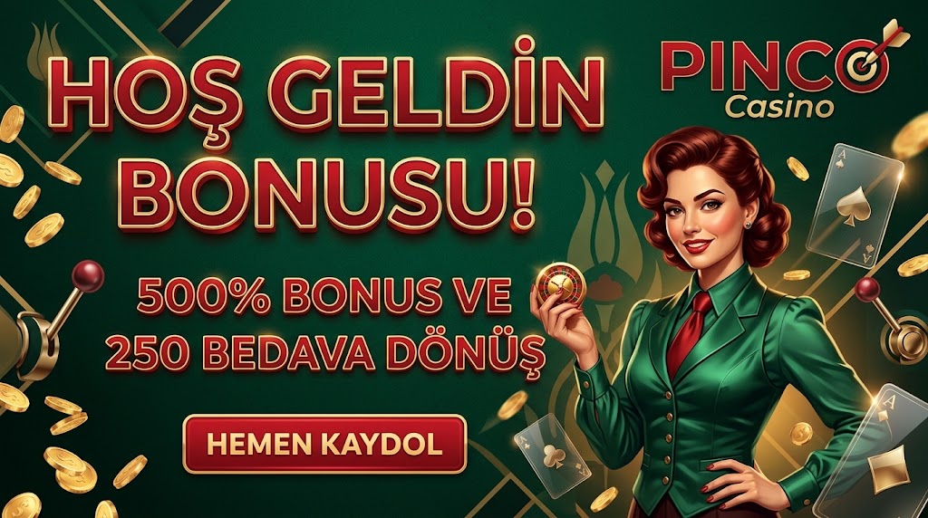 Pinco oyun seçkisi inceleme — hoş geldin bonusu ve slot atmosferi